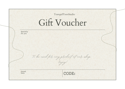 Tranquil Trees Studio Gift Card